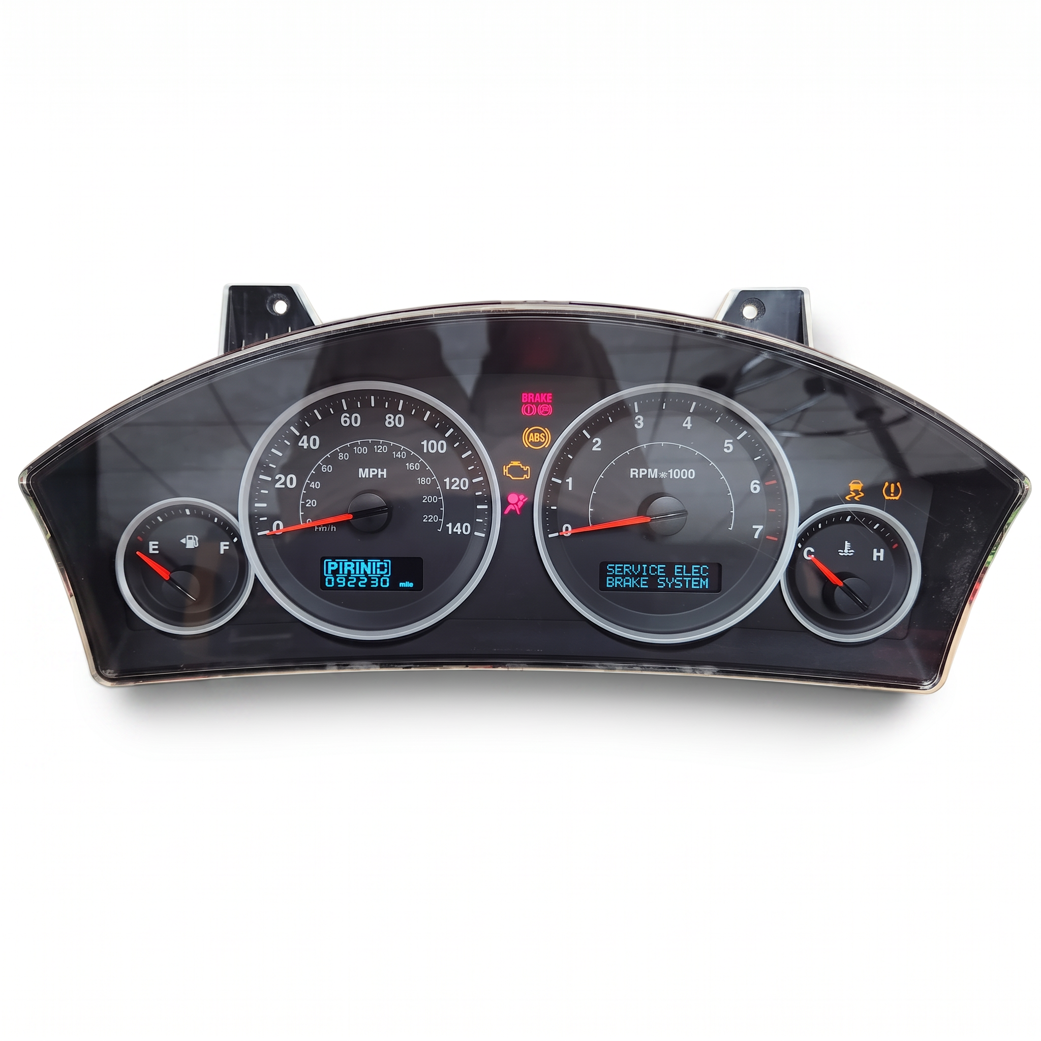 2005 - 2009 Jeep Grand Cherokee / Commander Digital Odometer Repair