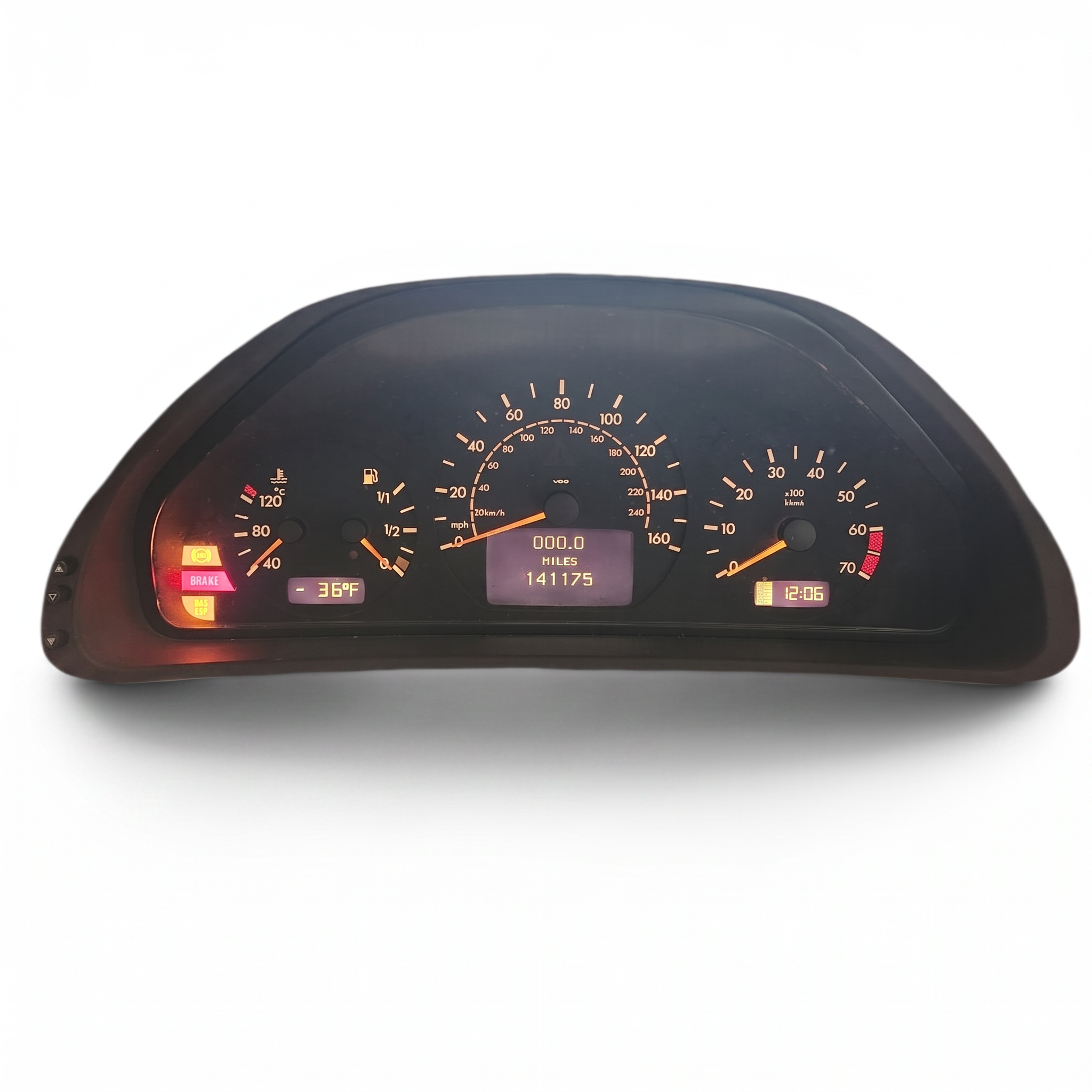 2000 – 2002 Mercedes E-Class W208, W210 Instrument Cluster Repair