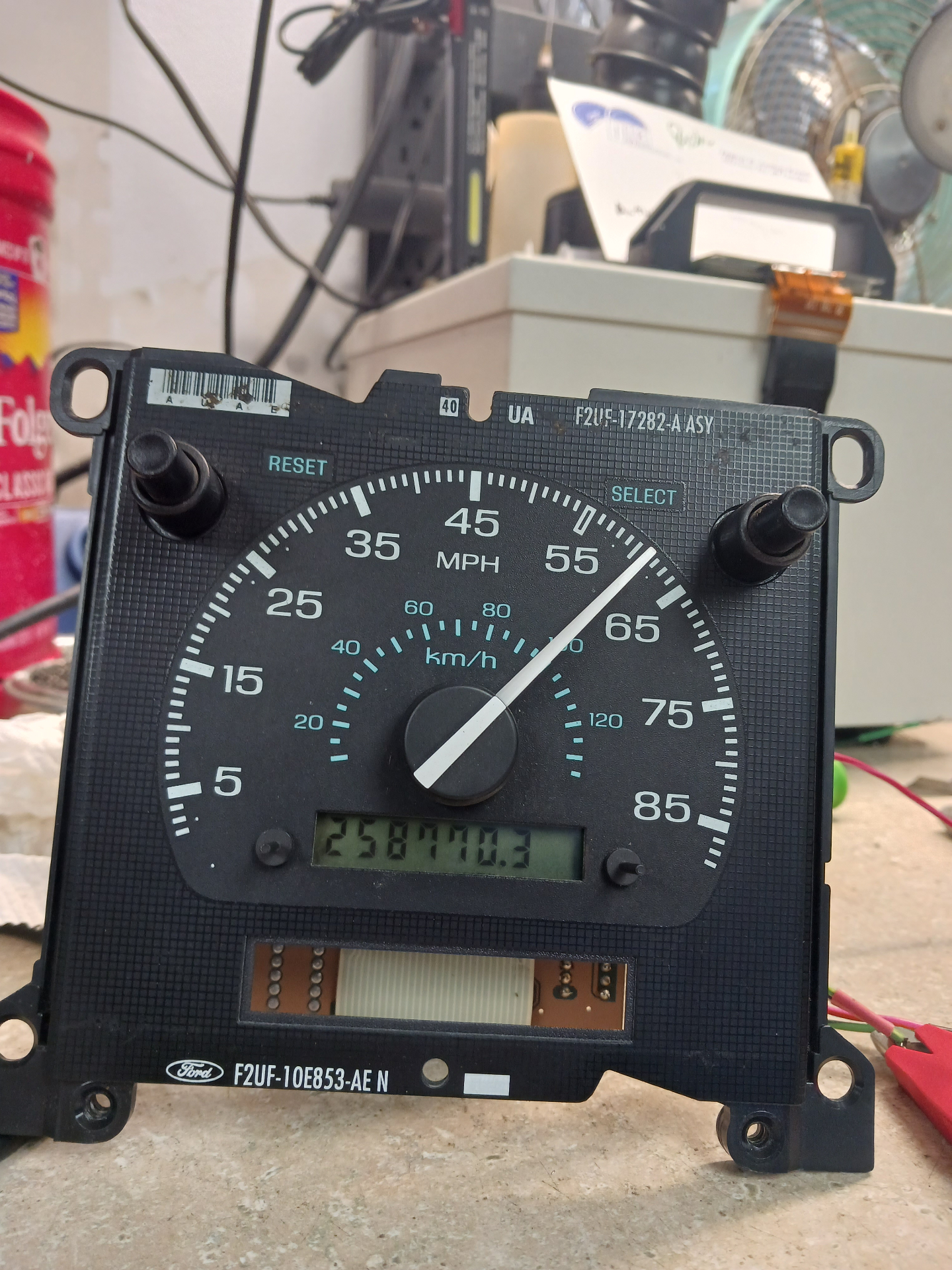 1995 Ford F-150 PSOM speedometer cluster rebuilt
