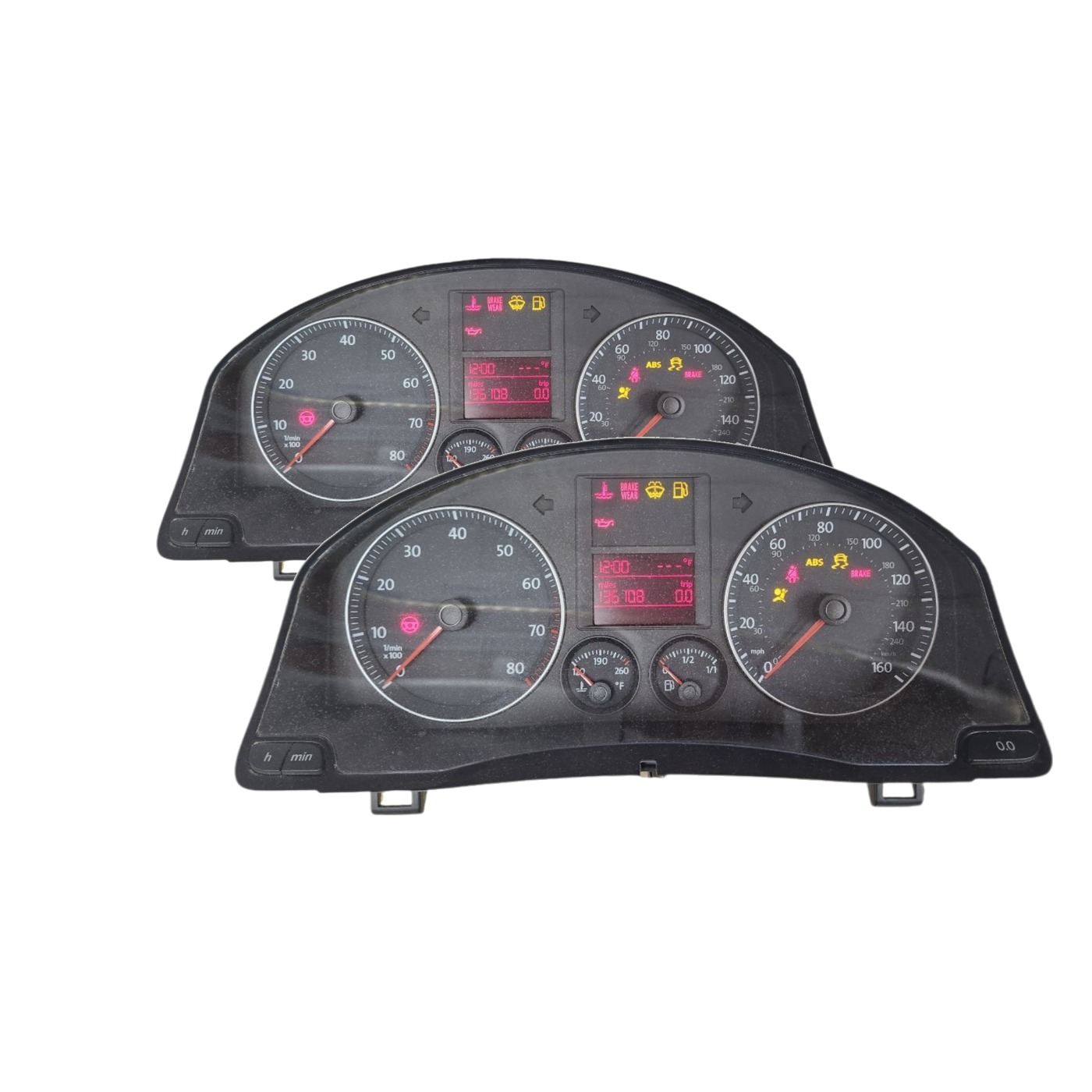 2009 - 2014 Volkswagen Jetta Instrument Cluster Clone Service