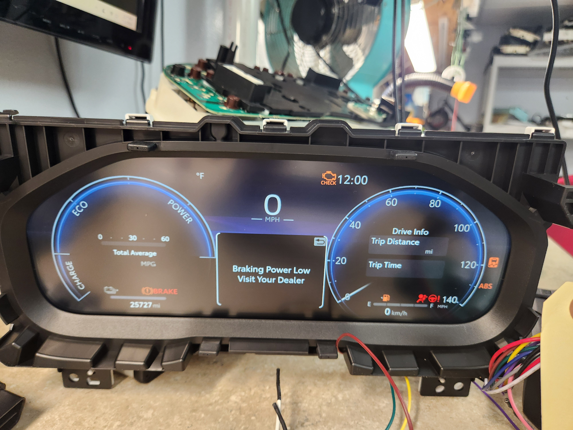 2024 Toyota RAV4 replacement instrument cluster from dealer